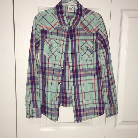 Cruel Girl Other - Girls western riding long sleeve shirt